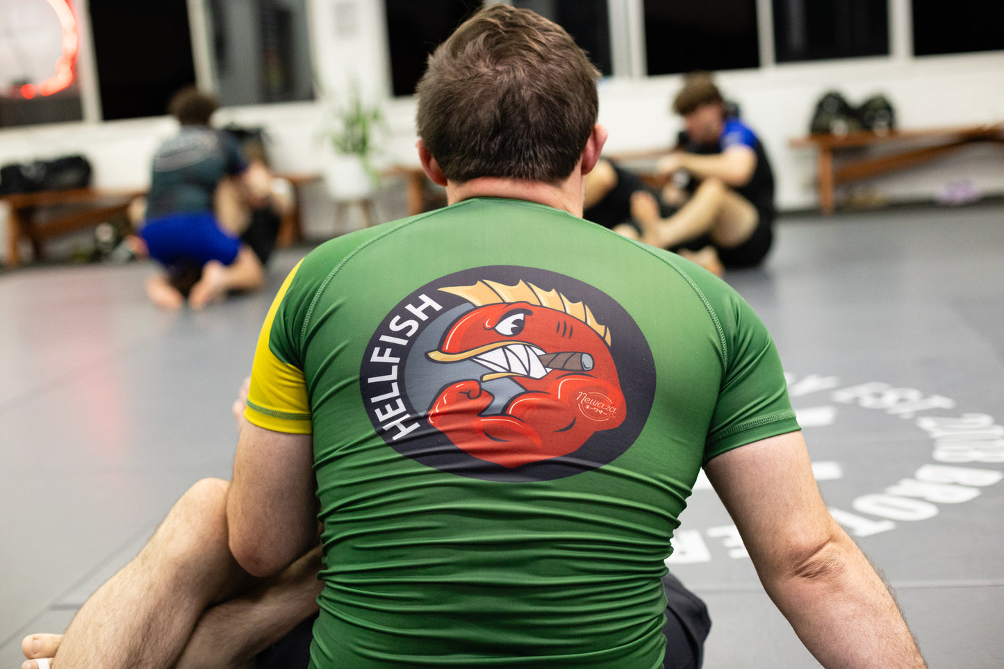 Newaza Co. Hell Fish Rash Guard