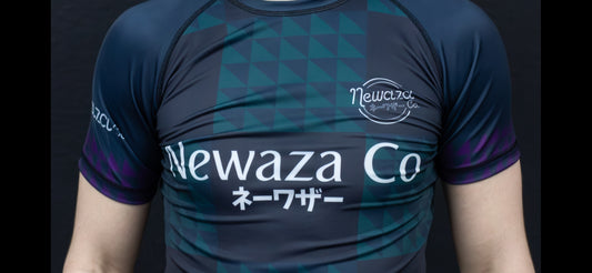 Newaza Co. Football Checkers Rash Guard