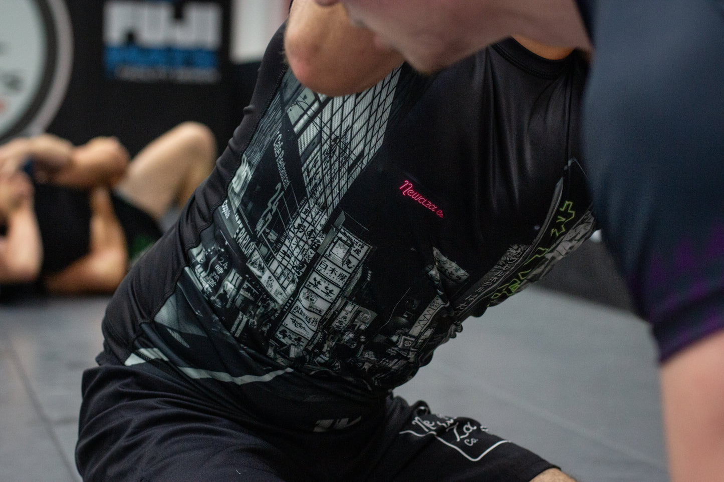 Newaza Co. Tokyo Lights Rash Guard